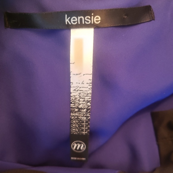 Kensie Blue and White Polka Dot Dress - Picture 6 of 7